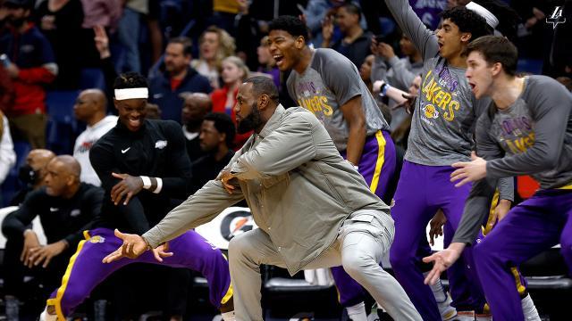 皇冠体育-拿下卡位战！湖人18记三分射穿鹈鹕 排名反倒下降？